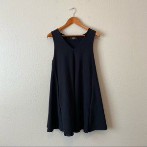 ABS Collection Flare Dress Black Front Pockets Size Small